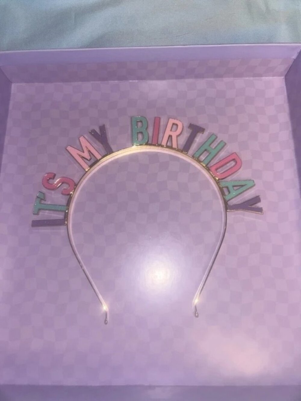 It’s My Birthday Headband NWOT